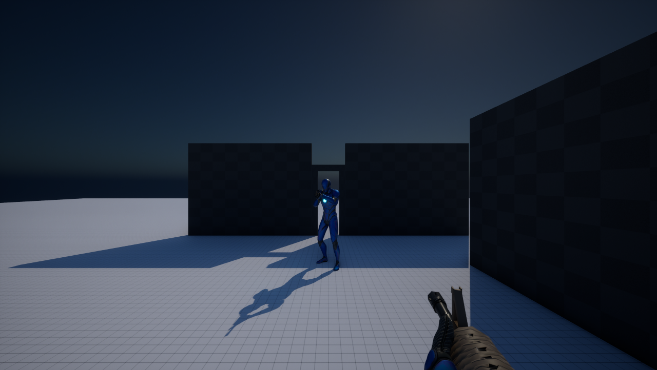 First person at the hip